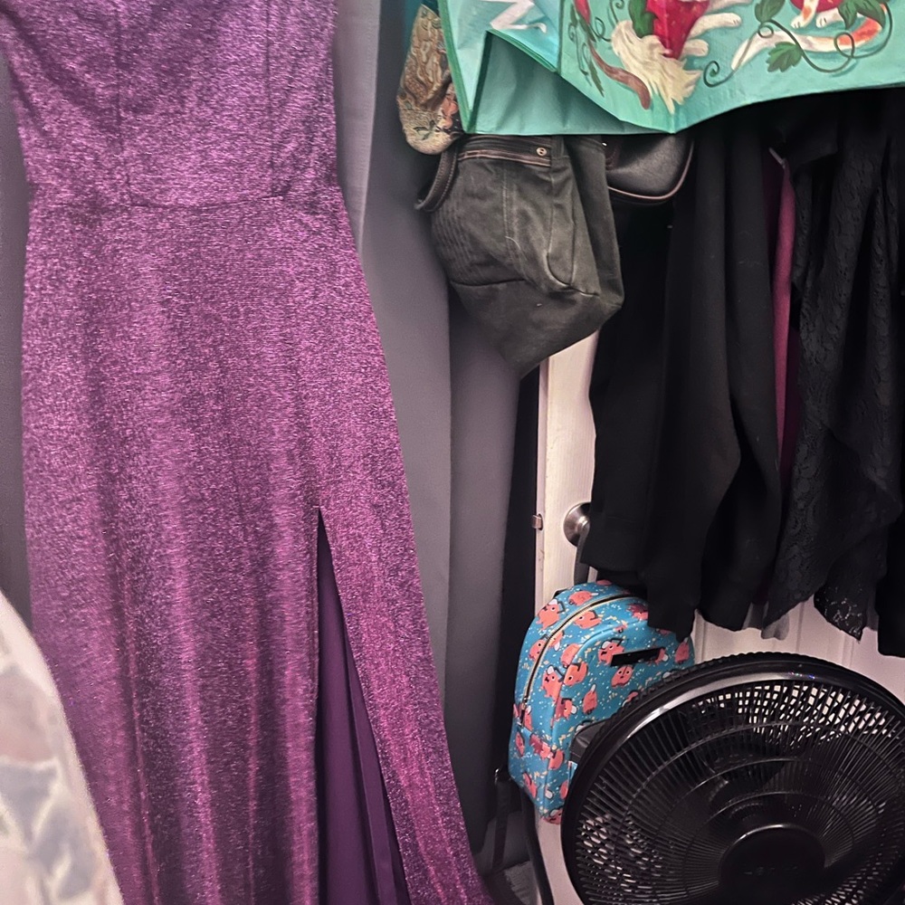 Elegant Purple Evening Gown